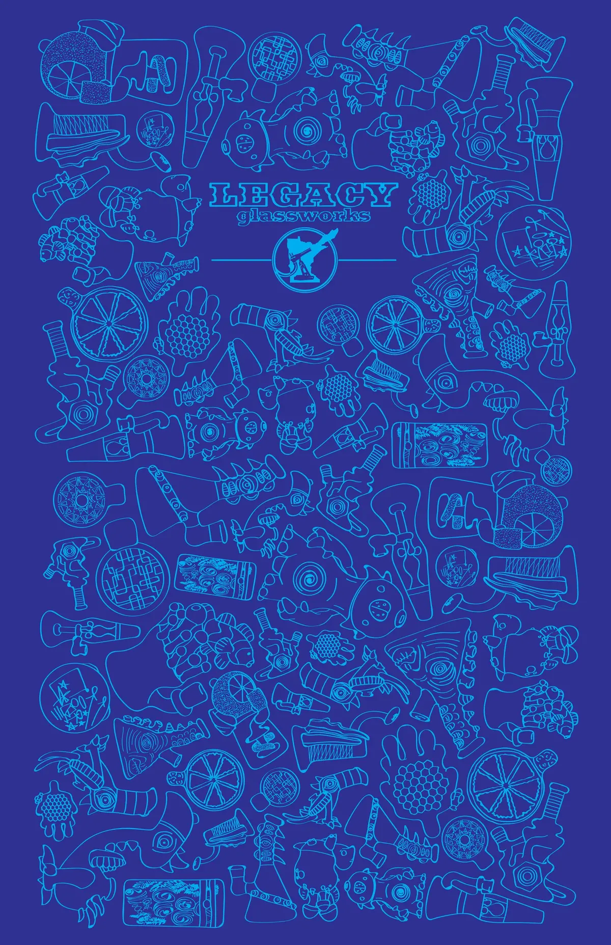 Legacy Glassworks Artists 2-Year Anniversary Poster 4