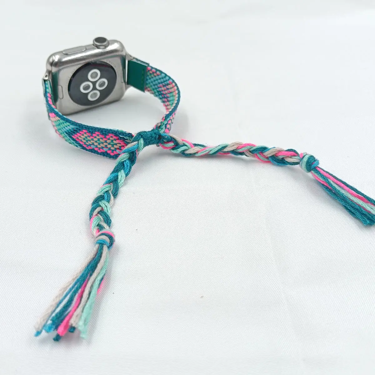 Boho Braided Friendship Bracelet Band For Apple Watch Multiple Colors Available 8