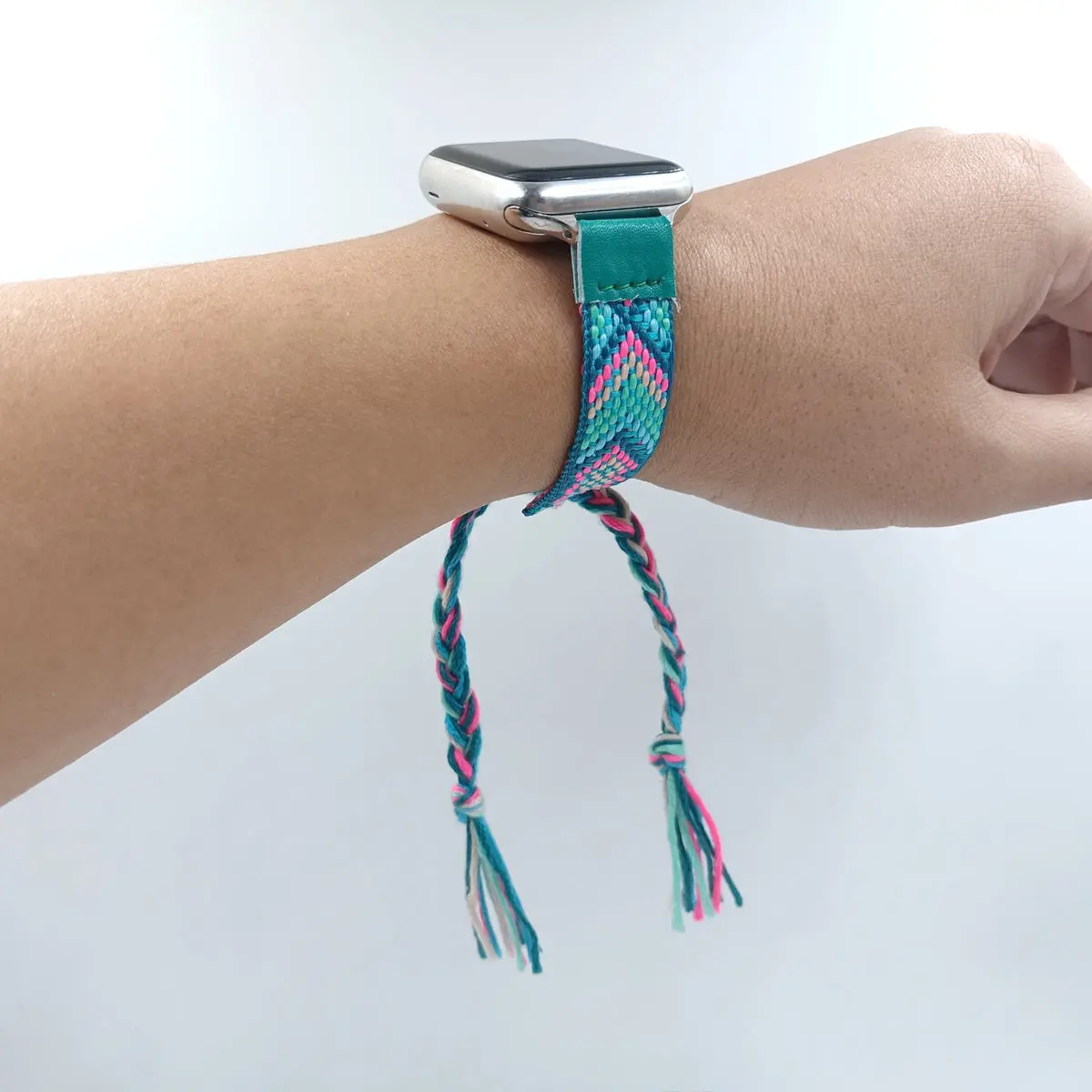 Boho Braided Friendship Bracelet Band For Apple Watch Multiple Colors Available 5