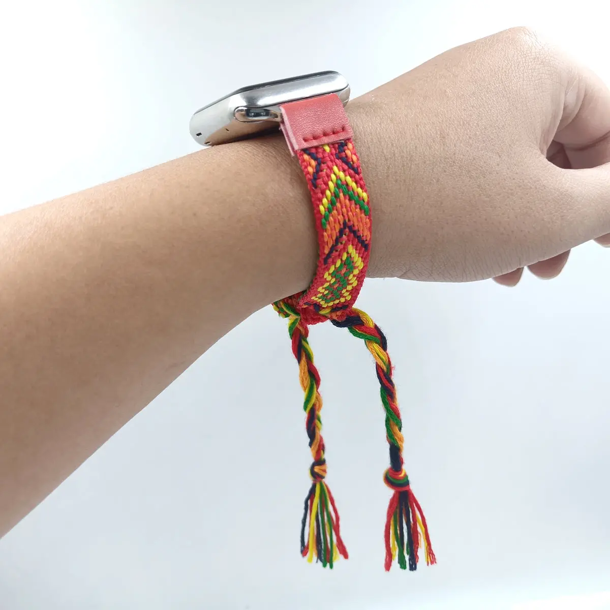 Boho Braided Friendship Bracelet Band For Apple Watch Multiple Colors Available 4