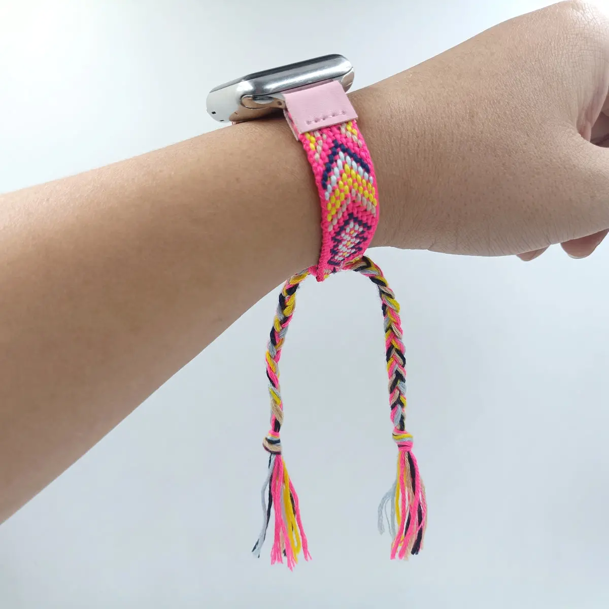 Boho Braided Friendship Bracelet Band For Apple Watch Multiple Colors Available 2