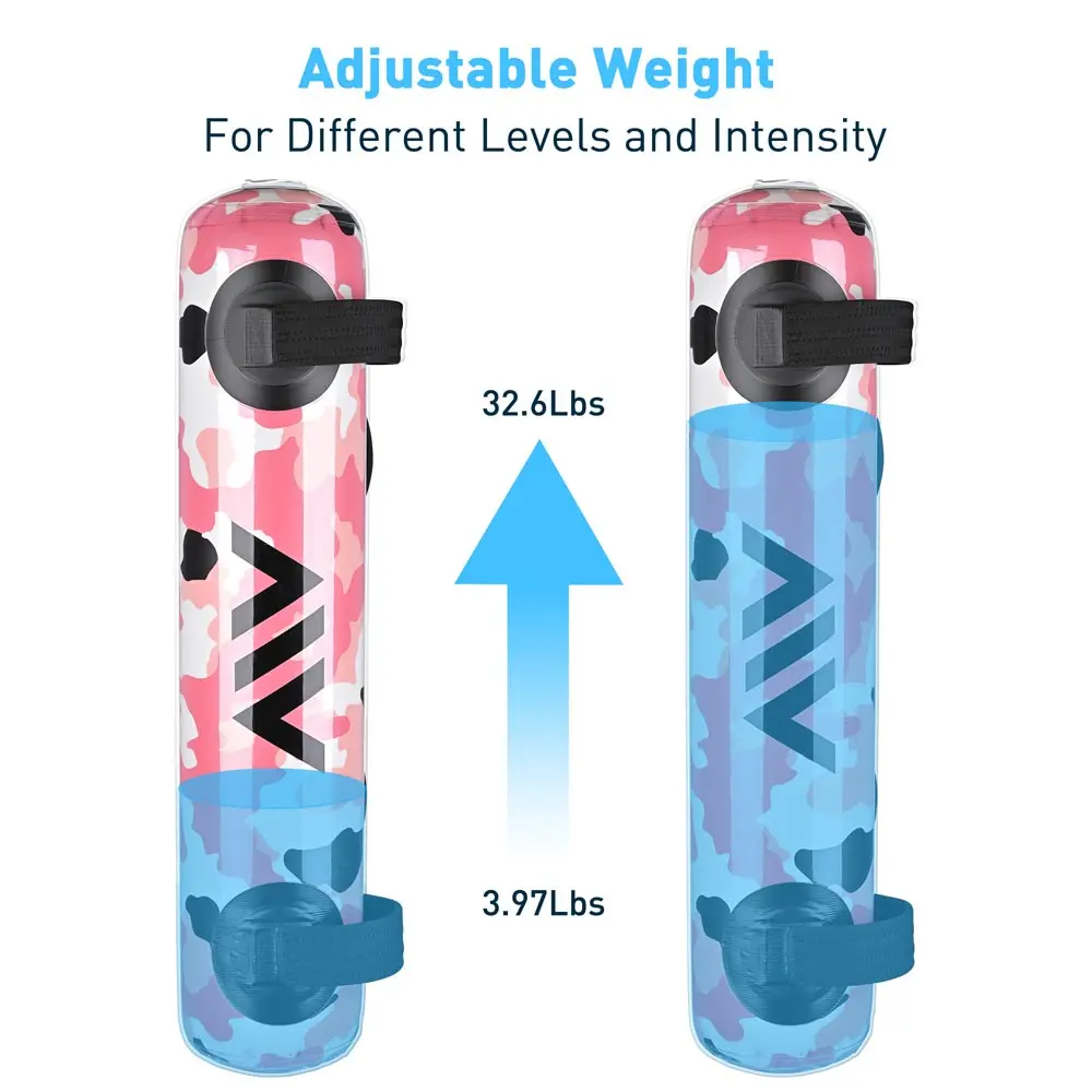 Yescom Workout Core Bag Weight Lifting Aqua Bag 33Lbs Pink Camo 2