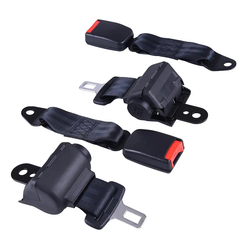 Yescom Universal Front Rear Lap Seat Belt Kit 42Inch 2Pcs 1