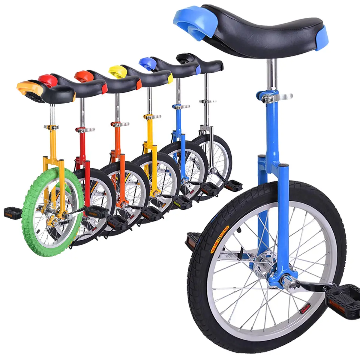 Yescom 16 Inch Unicycle Wheel Frame Color Optional 1