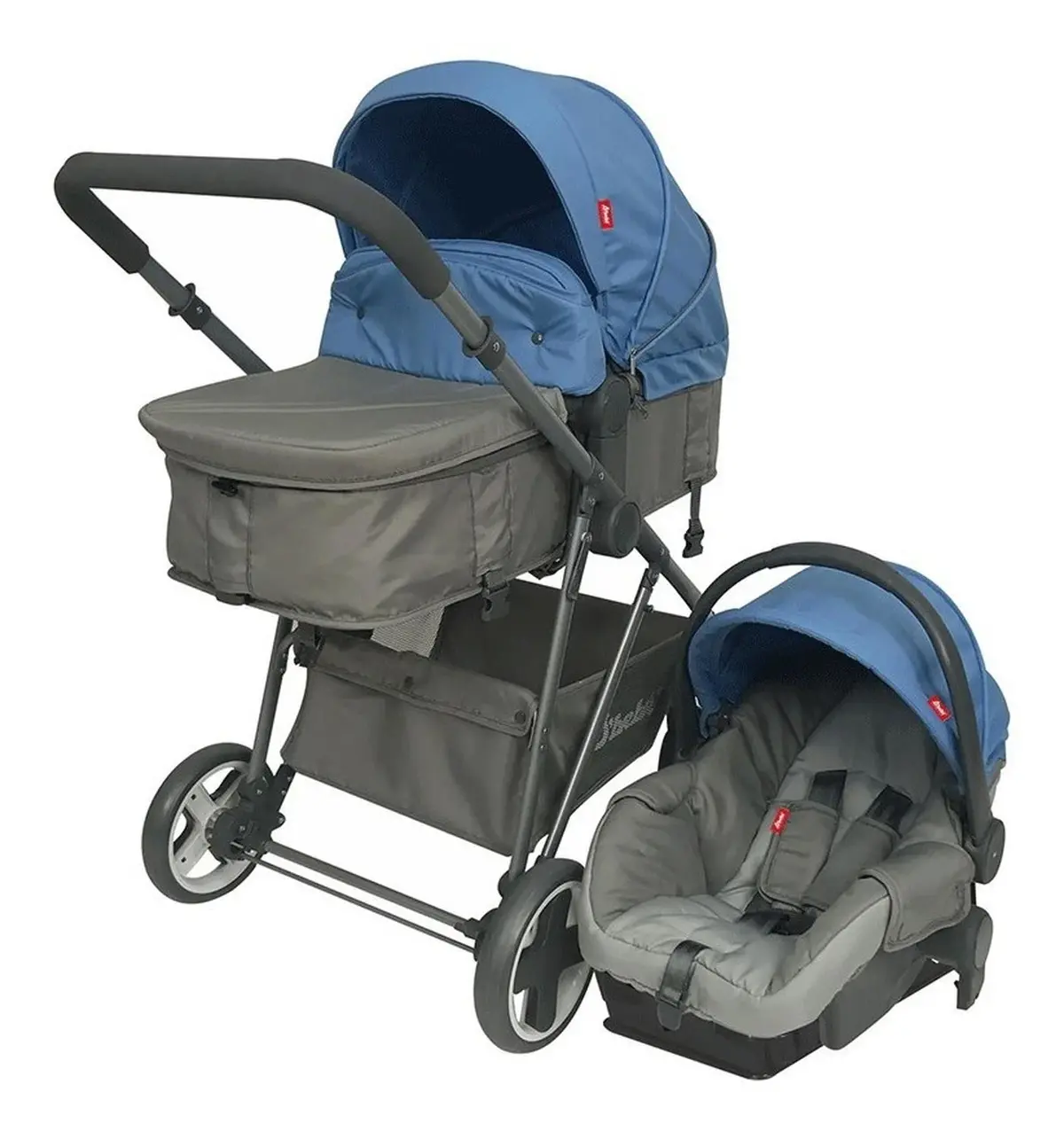 Carriola Travel System Queen Azul De Bebe 1