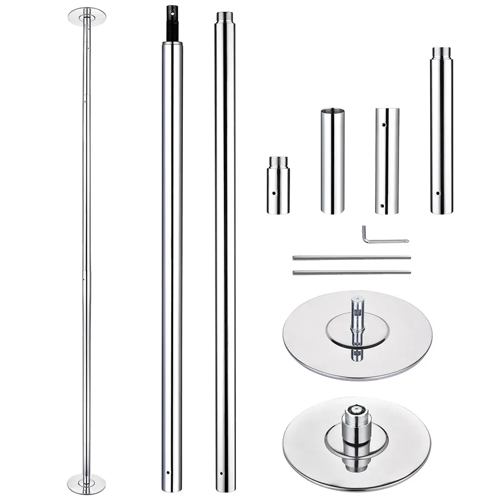 Yescom Spinning Static Removable Dance Pole D45mm 9Ft 1