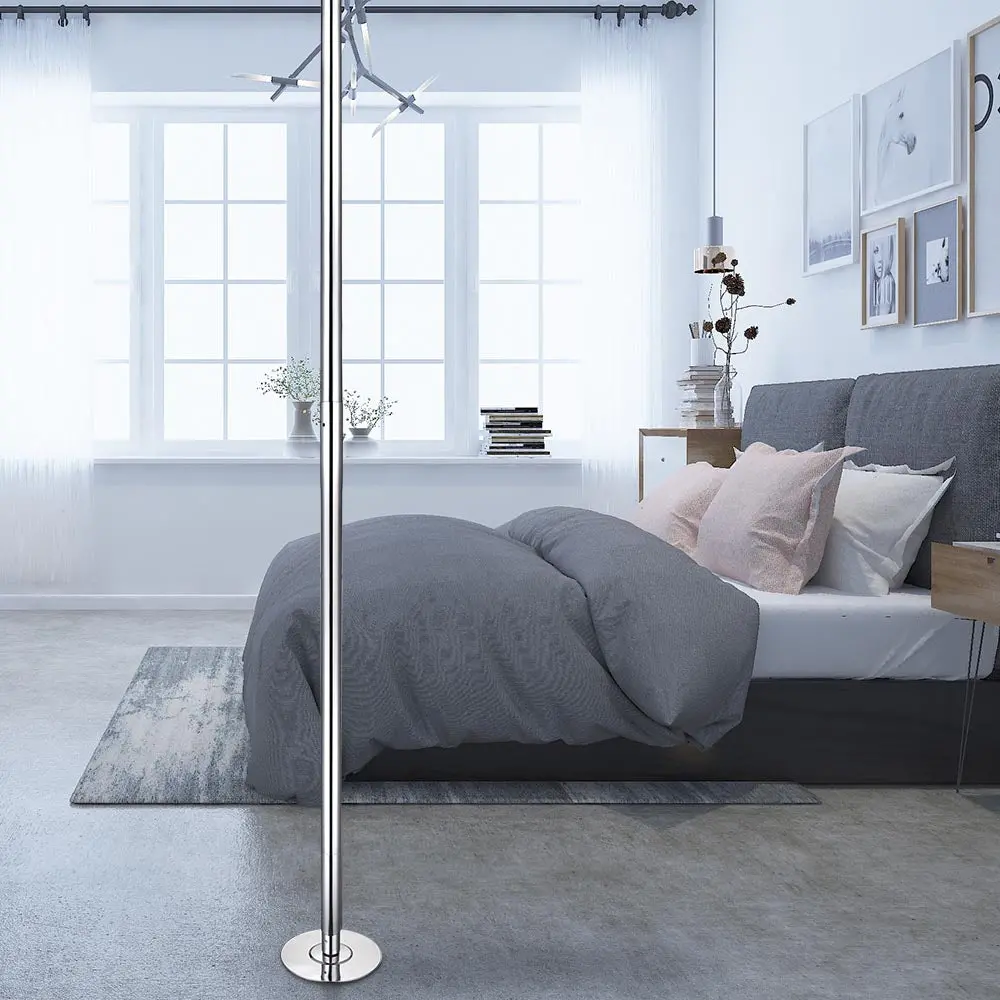 Yescom Portable Striper Pole For Home D45mm 9Ft 1