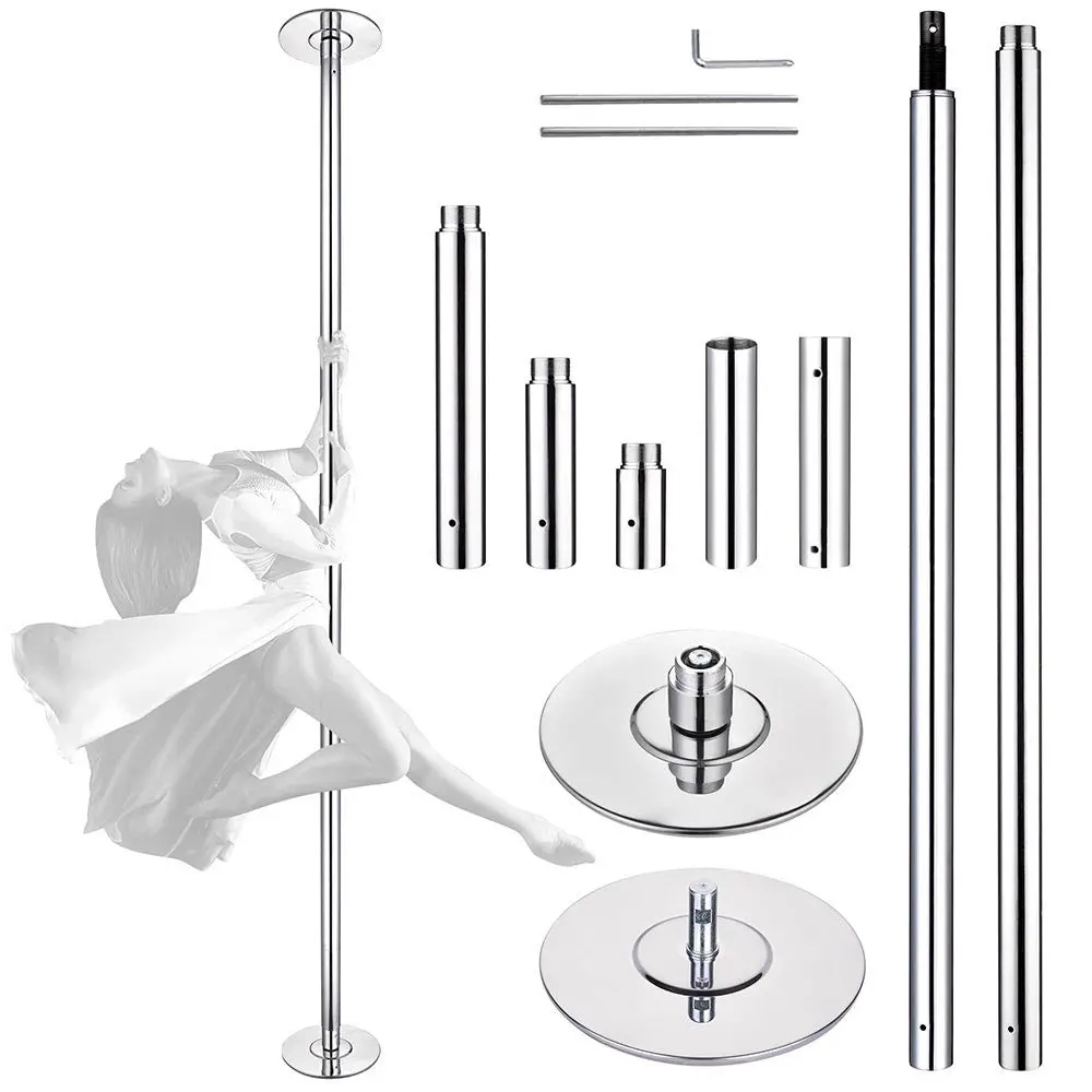 Yescom 10' Spinning Dance Pole Kit Removable D45mm 1