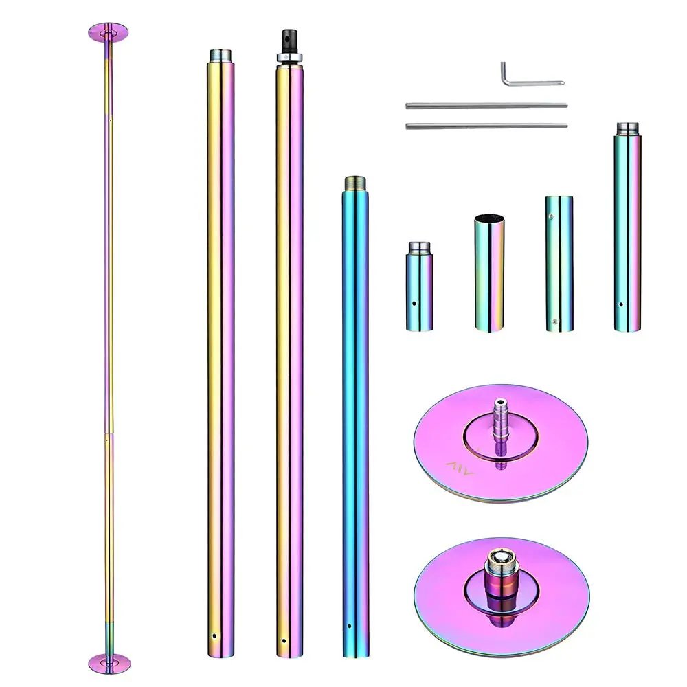 Yescom 11.5Ft Colorful Portable Spinning Pole 1