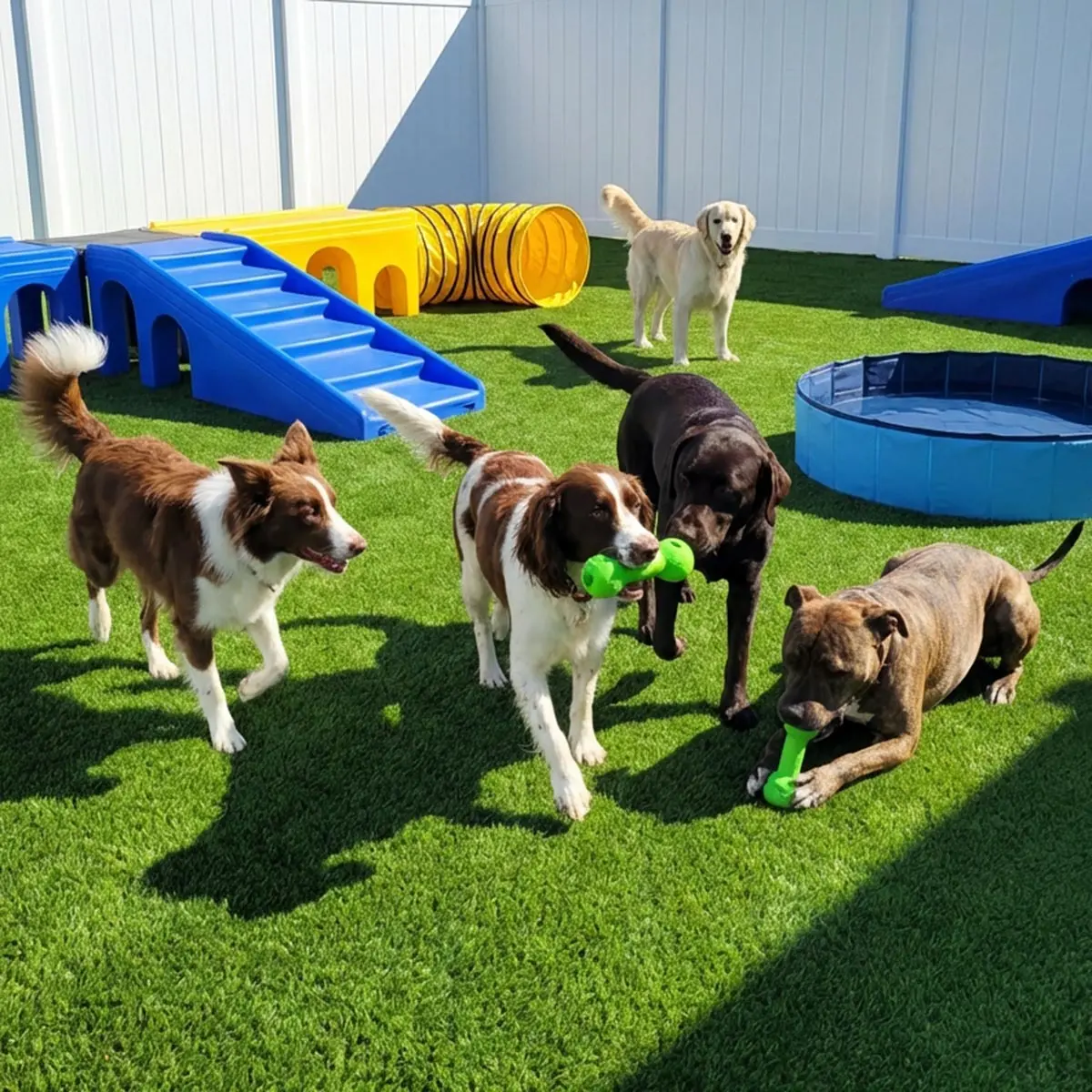 Yescom Outdoor Pet Turf Rolls For Dog Daycare Facility 13/16"H 1