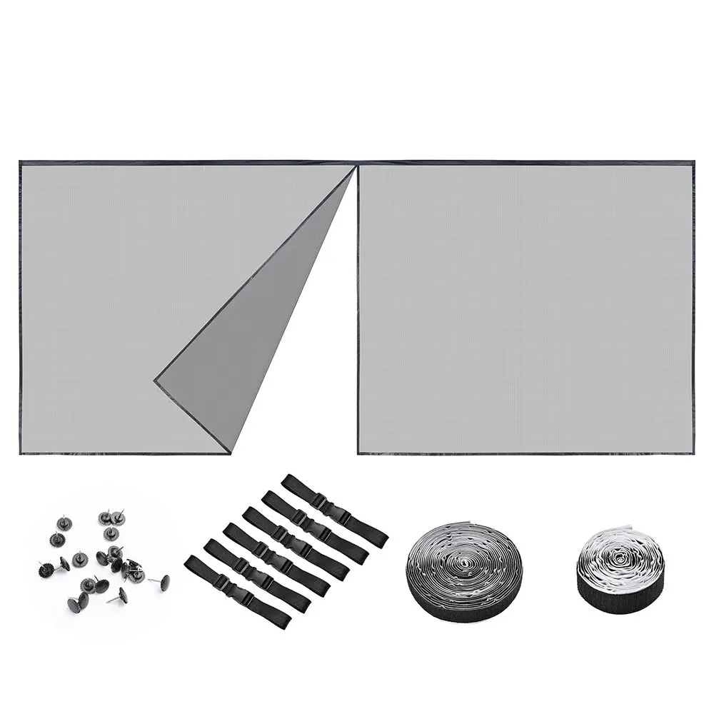 Yescom Magnetic Garage Screen Door For 2 Car Garage 16X7ft 1