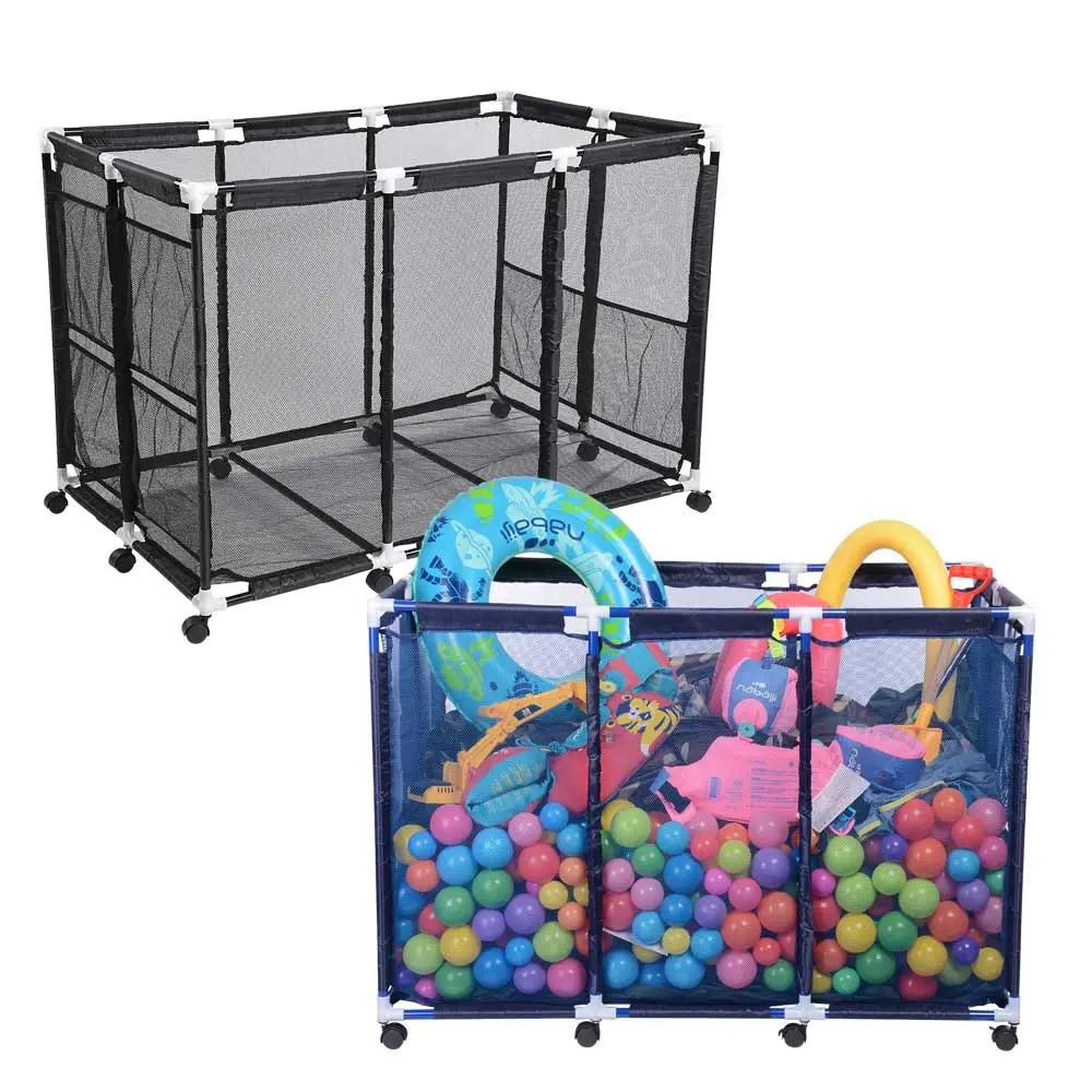 Yescom Pool Float Storage Outdoor Rolling Bin 48"X30"X34" 1