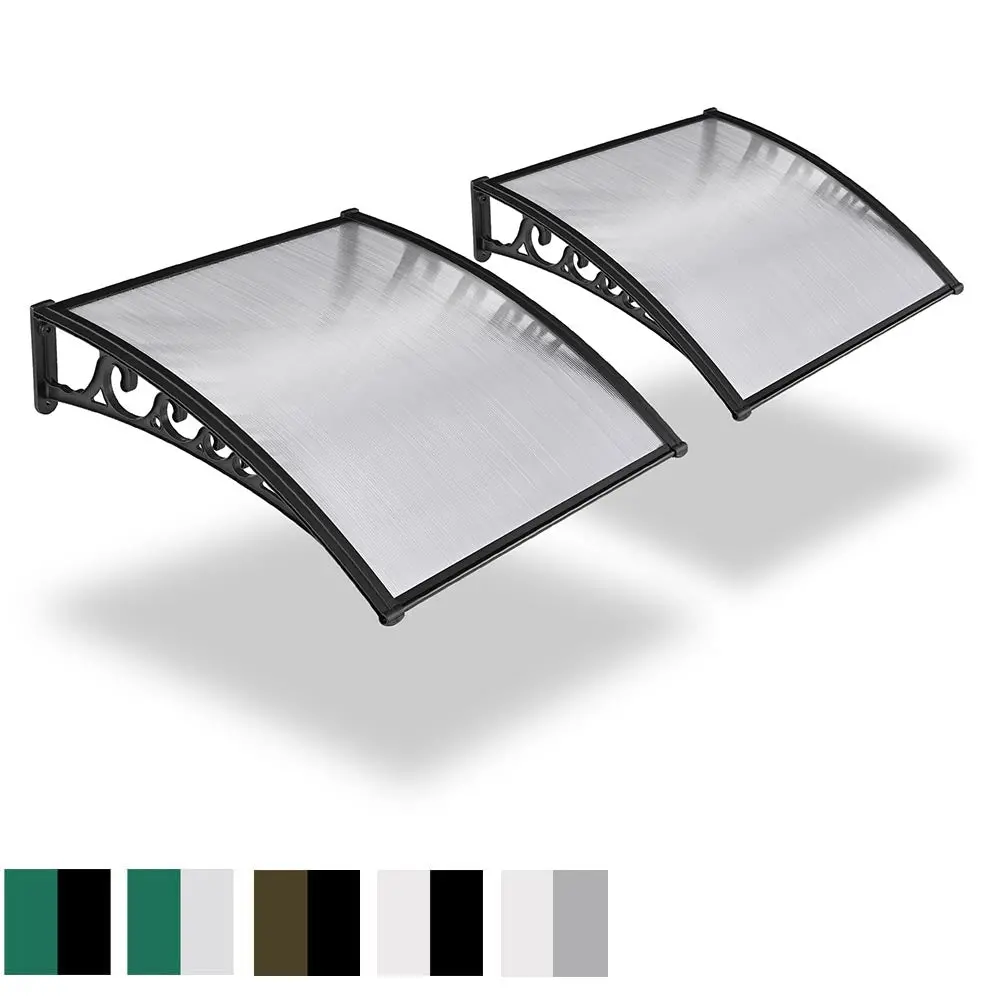 Yescom 2-Pack Door & Window Poly Awning Canopy 40"X40" 1