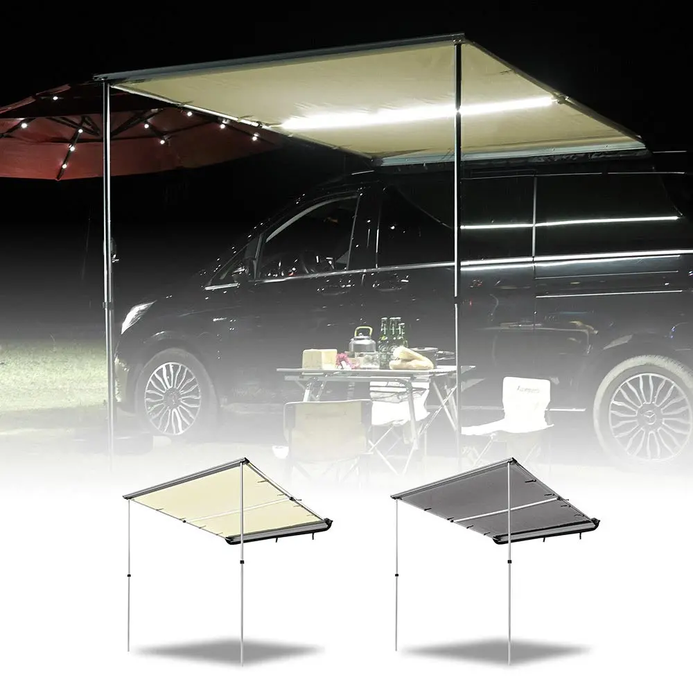 Yescom Awning With Led Light 8.2' X 6.6' Car Side Awning 1