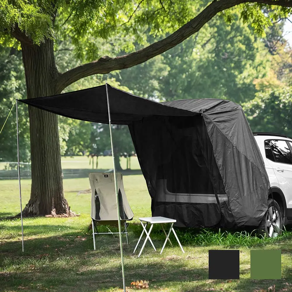 Yescom Car Tent With Awning Shade & Net For Van Suv Tailgate 1