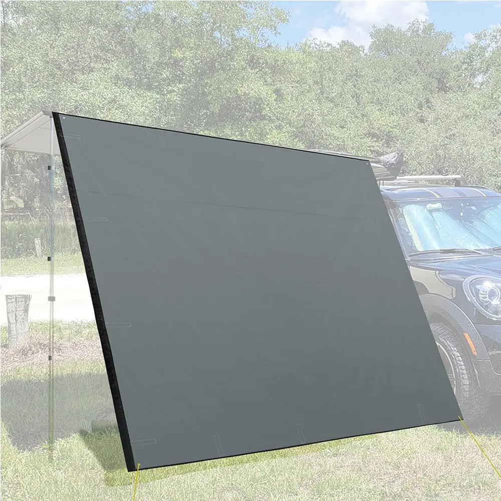 Yescom 6.4'X6.7' Waterproof Car Awning Extension Side Wall 1