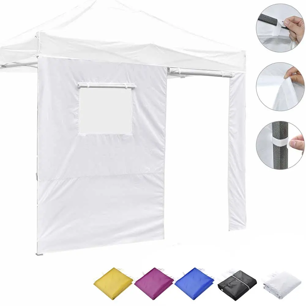 Instahibit 1Pc Canopy Sidewall Roll-Up Door & Window 10X10 1