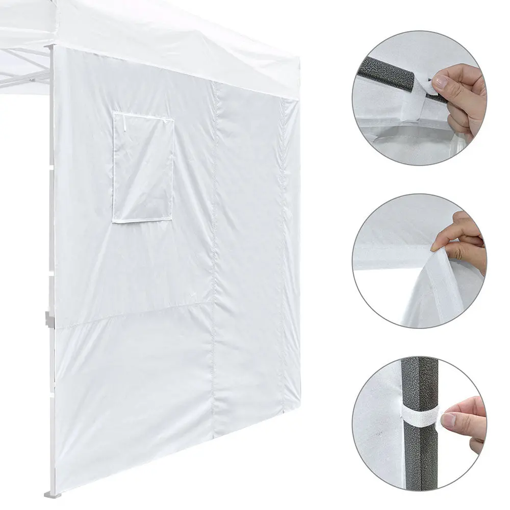 Instahibit 1Pc Canopy Sidewall Roll-Up Door & Window 10X10 3