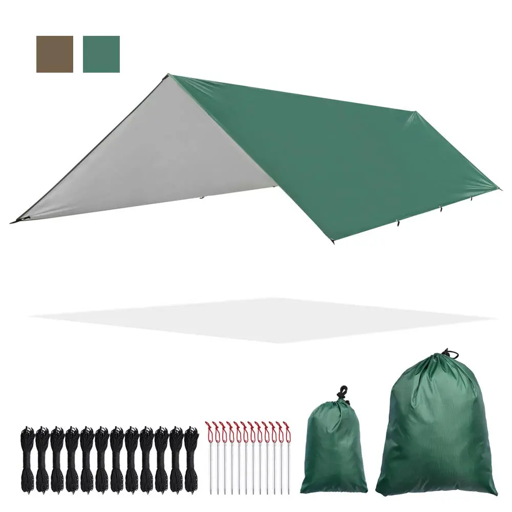 Yescom Camping Tarp Large Hammock Rain Fly 10X15ft Uv50+ Pu3,000Mm 1