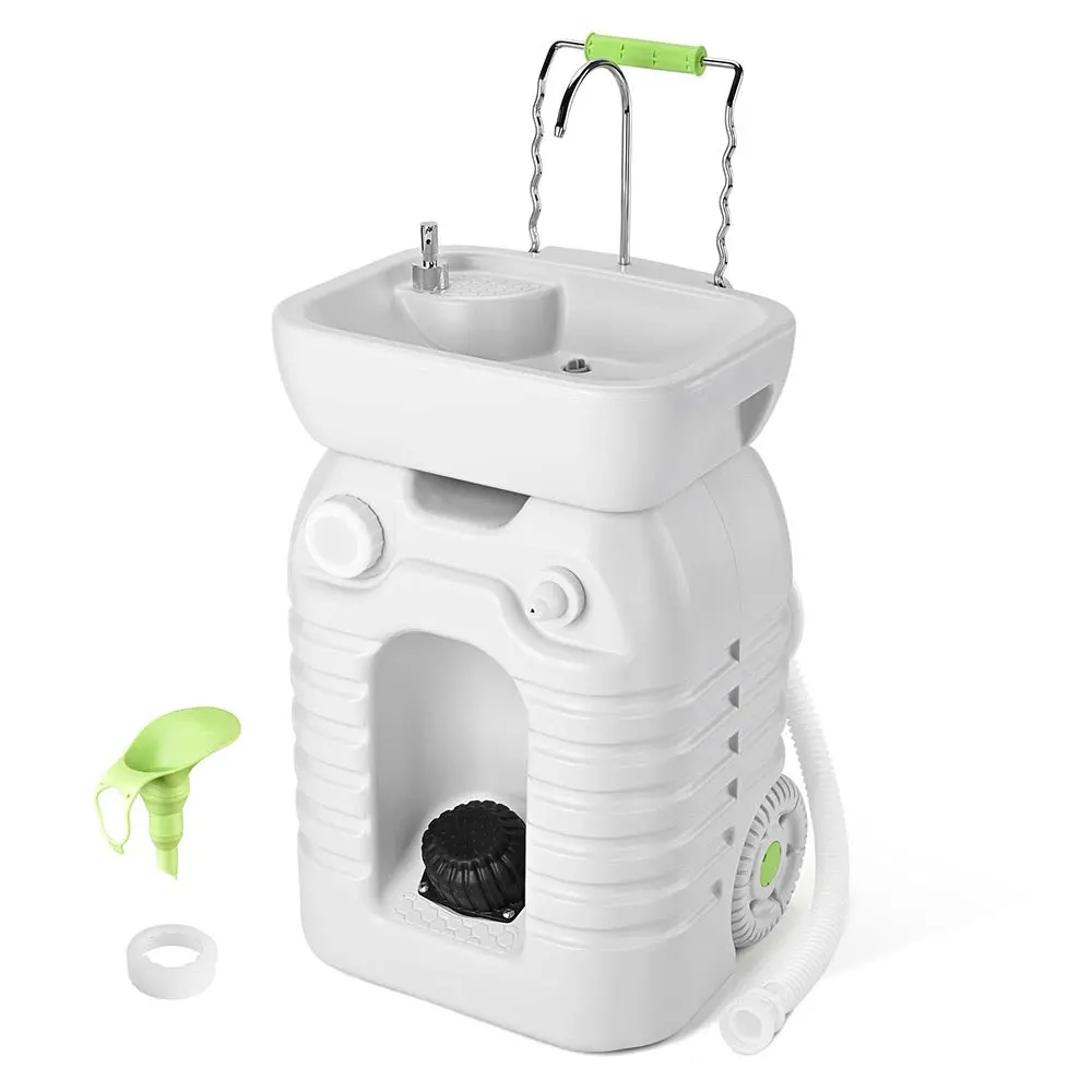 Yescom 12Gal Portable Hand-Wash Station Sink Faucet W/ Handle 1