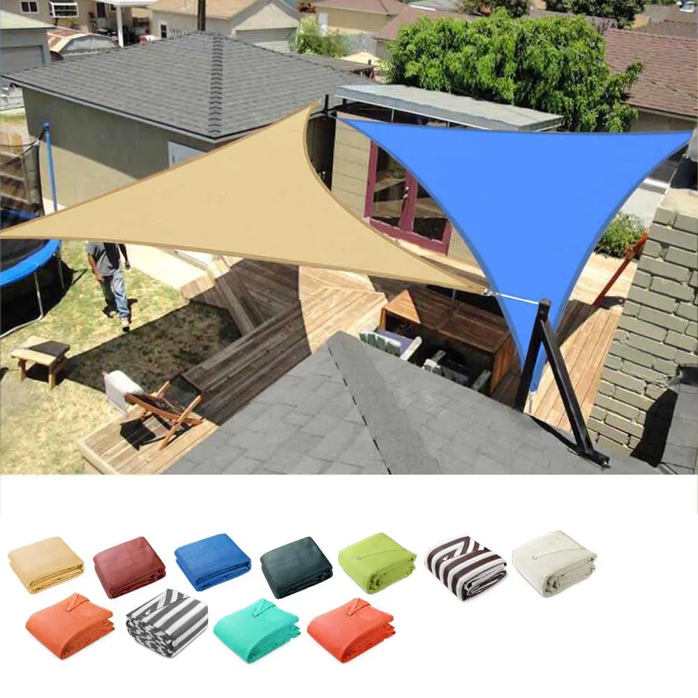 Yescom Patio Triangle Sun Sail Shade Canopy 16Ft Color Optional 2