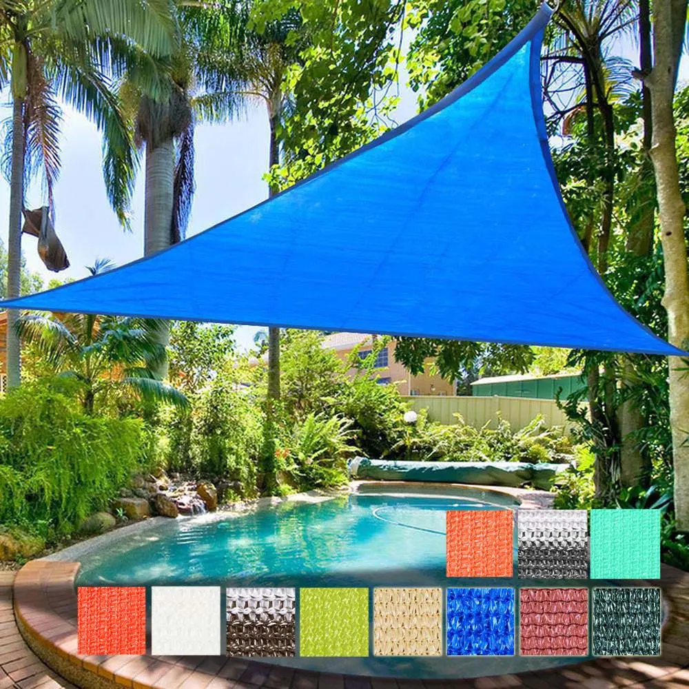 Yescom Patio Triangle Sun Sail Shade Canopy 16Ft Color Optional 1