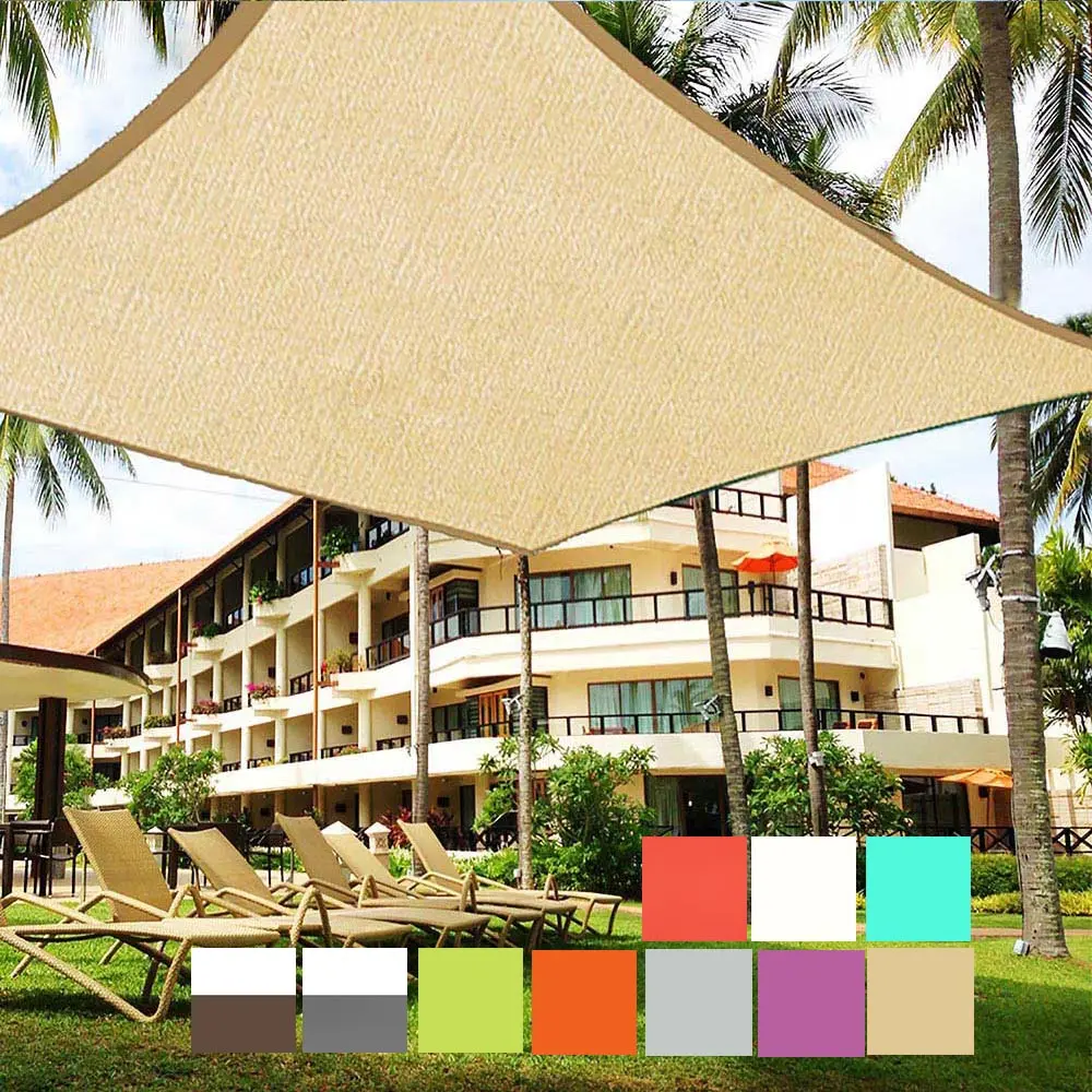 Yescom Patio Rectangle Sun Sail Shade Canopy 13Ftx10ft 1