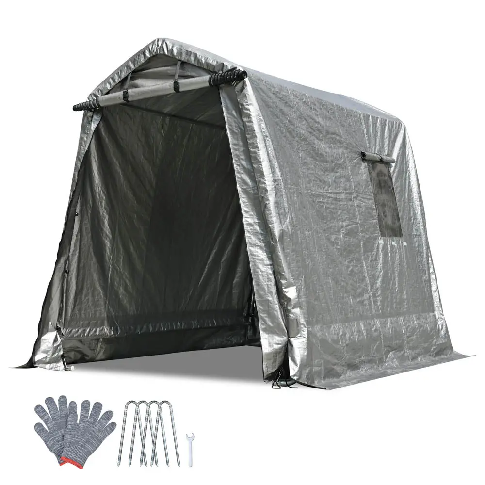 Yescom 6'X8' Portable Garage Shelter Carport Storage Shed 1