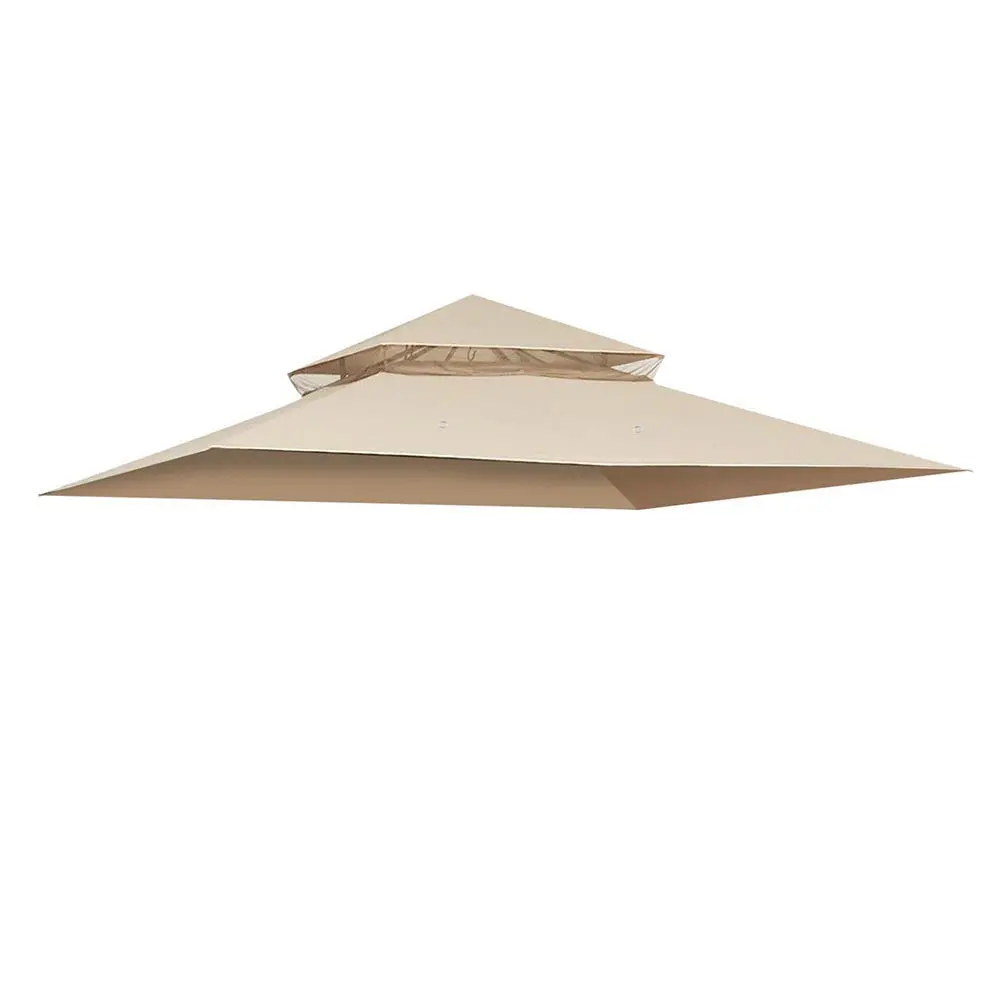 Yescom 10' X 10' Waterproof Gazebo Canopy Replacement Top 2-Tier 1