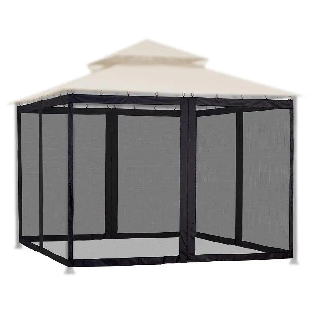 Yescom 9.8'W X 6'H Gazebo Mosquito Netting For 10'X10' Gazebos 1