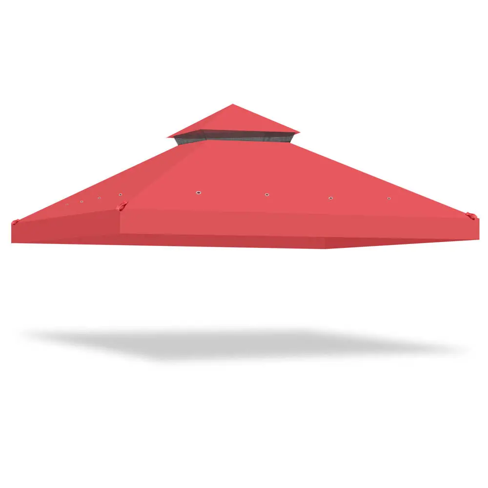 Yescom 10' X 10' Gazebo Canopy Replacement 2-Tier For Crescent 3