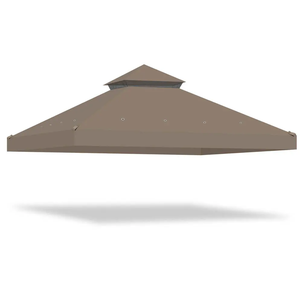 Yescom 10' X 10' Gazebo Canopy Replacement 2-Tier For Crescent 1