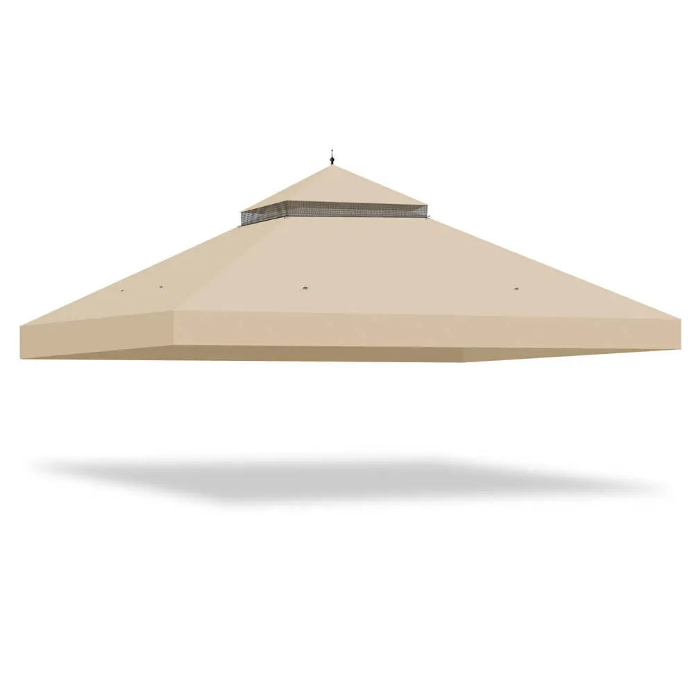 Yescom 10X12ft Gazebo Replacement Canopy 2-Tier 1