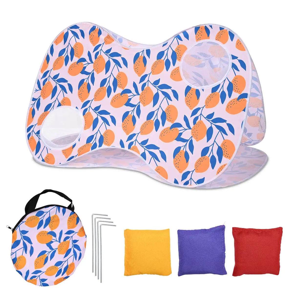 Yescom Popup Outdoor Bag Toss Game Billboard & 3 Bean Bags 1