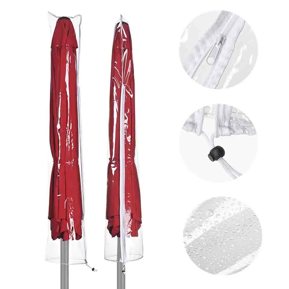 Yescom Waterproof Pvc Patio Outdoor Umbrella Cover Bag 8Ft 1