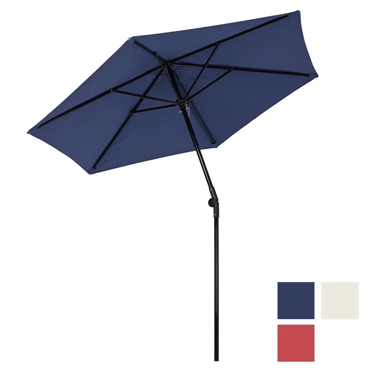 Yescom 7.5Ft Patio Umbrella Crank And Tilt 6-Rib 1