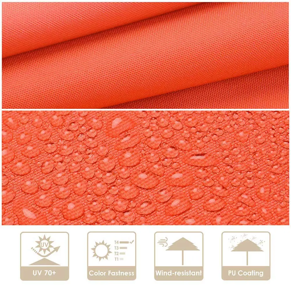 Yescom 10Ft 8-Rib Patio Outdoor Market Umbrella 3-Tiered Tilt 5