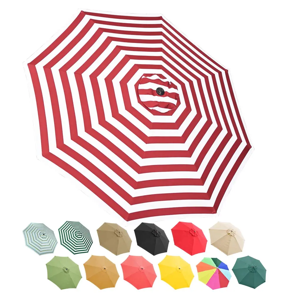 Yescom 10' Outdoor Market Umbrella Replacement Canopy 1