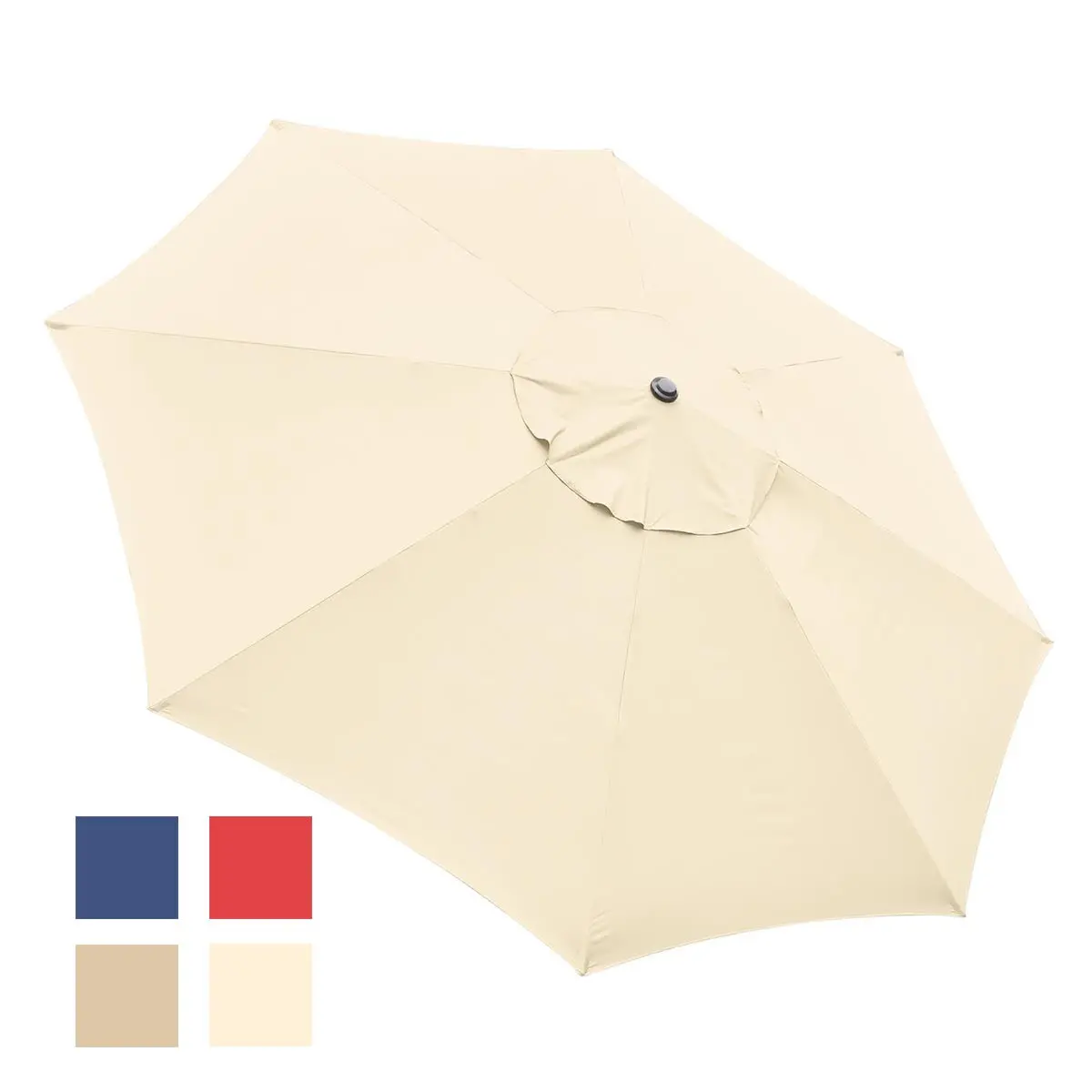 Yescom 13' Outdoor Market Umbrella Replacement Canopy 8-Rib 1