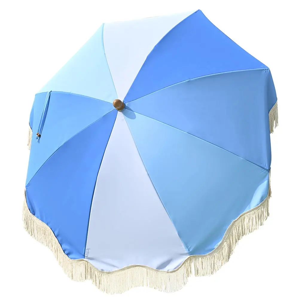 Lagarden Palm Springs Fringe Umbrella Replacement Canopy 6Ft 8-Rib 1