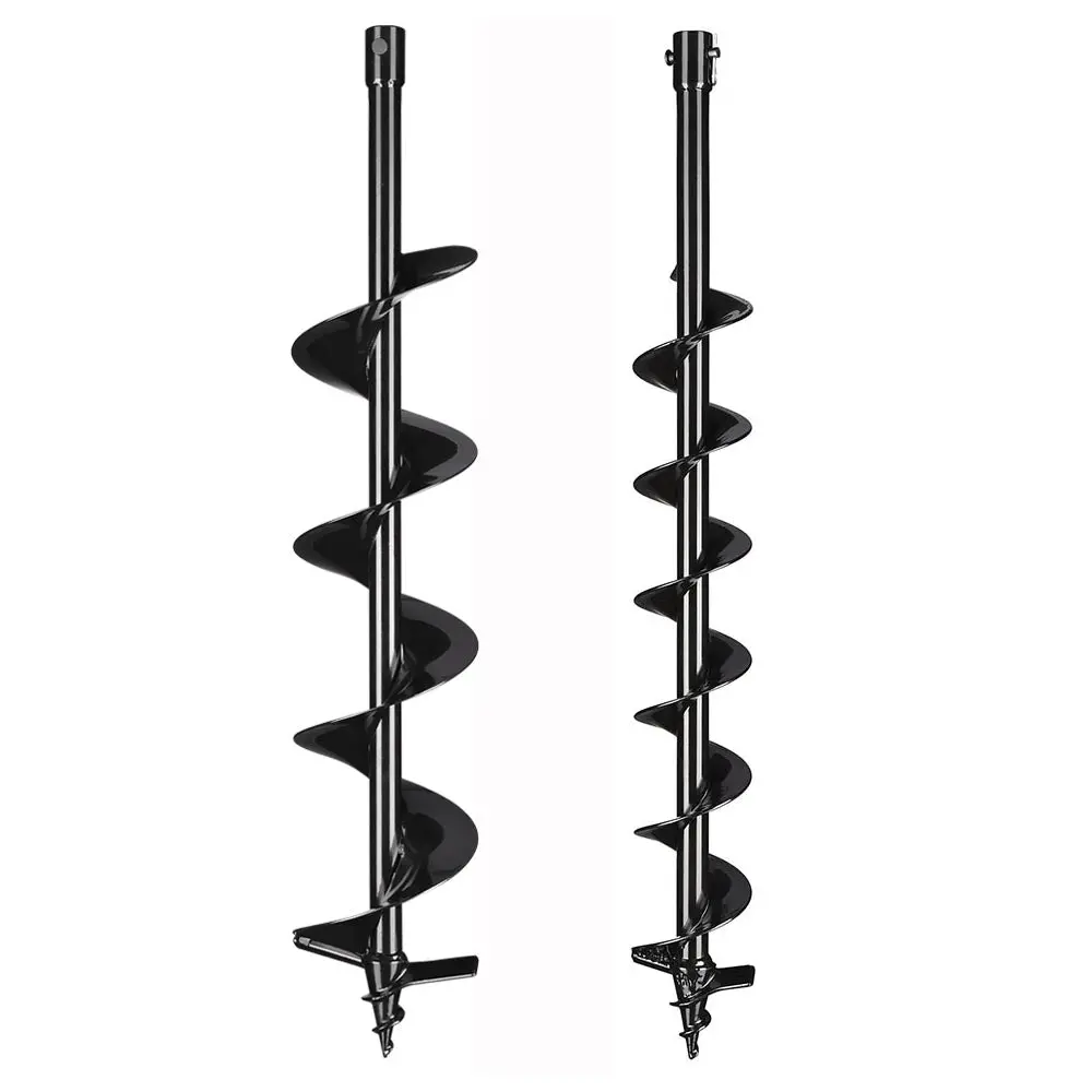 Yescom Earth Auger Bit Replacement 12In, 10In, 8In, 6In, 4In Optional 1