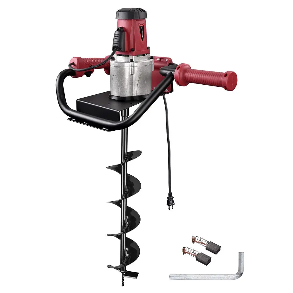 Yescom Electric Post Hole Digger With 6" Earth Auger Bit Set 1500W 2Hp 1