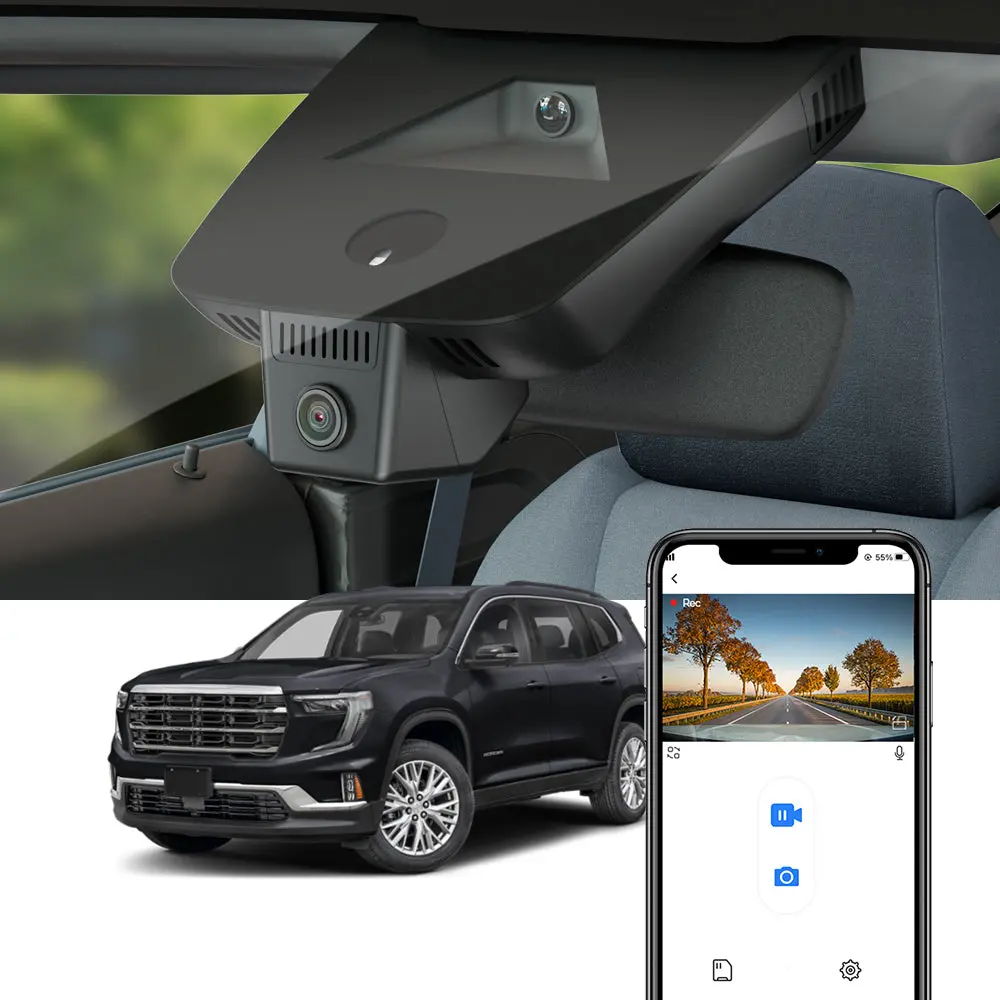 Fitcamx Dash Cam For Gmc Acadia 2024-2026 1