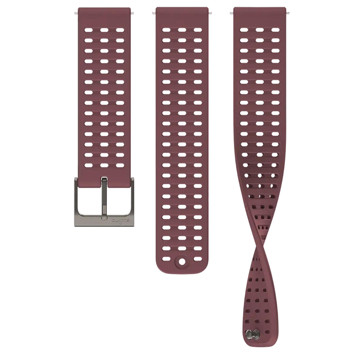 Suunto 22Mm Athletic 2 Silicone Strap Dark Ruby S+M 1