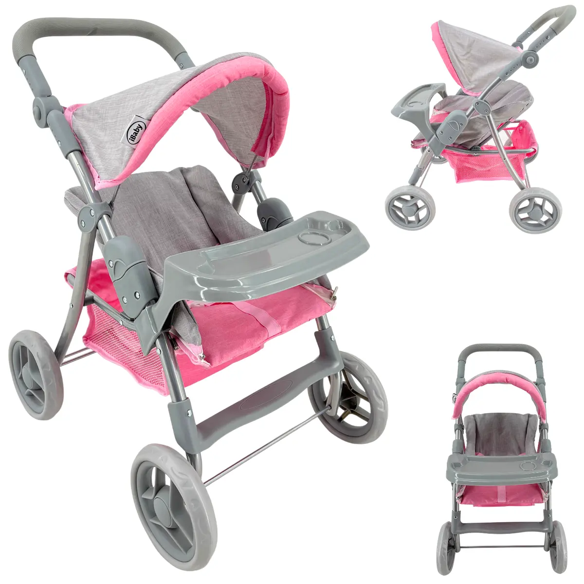 Carriolita De Juguete Para Muñecas Ibaby Momi - Start Rosa 2025 2