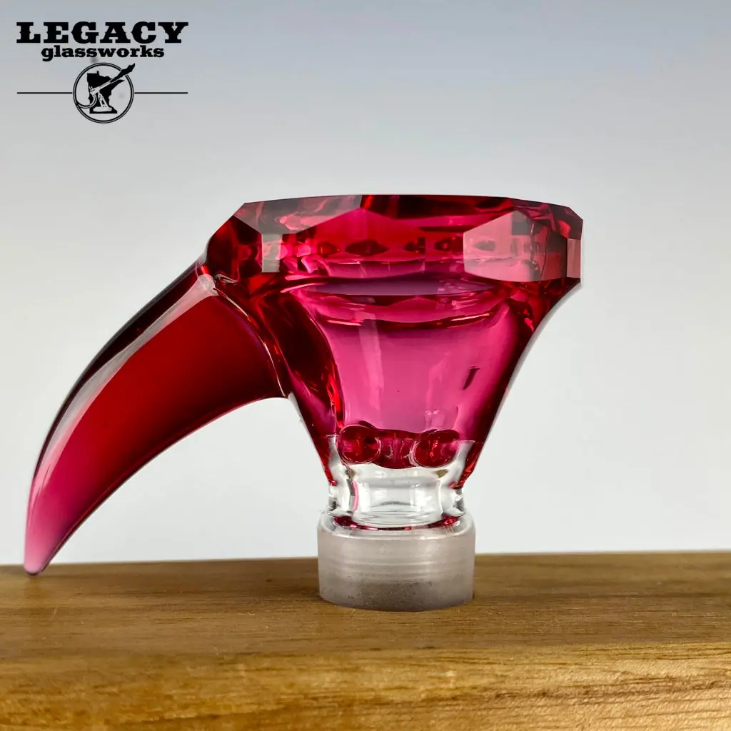Crux 14Mm Faceted Red Slide 1