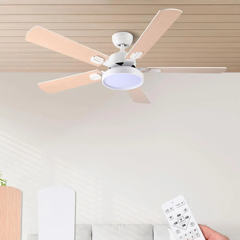 Yescom 52" Ceiling Fan W/ Light Remote 3-Blade 1