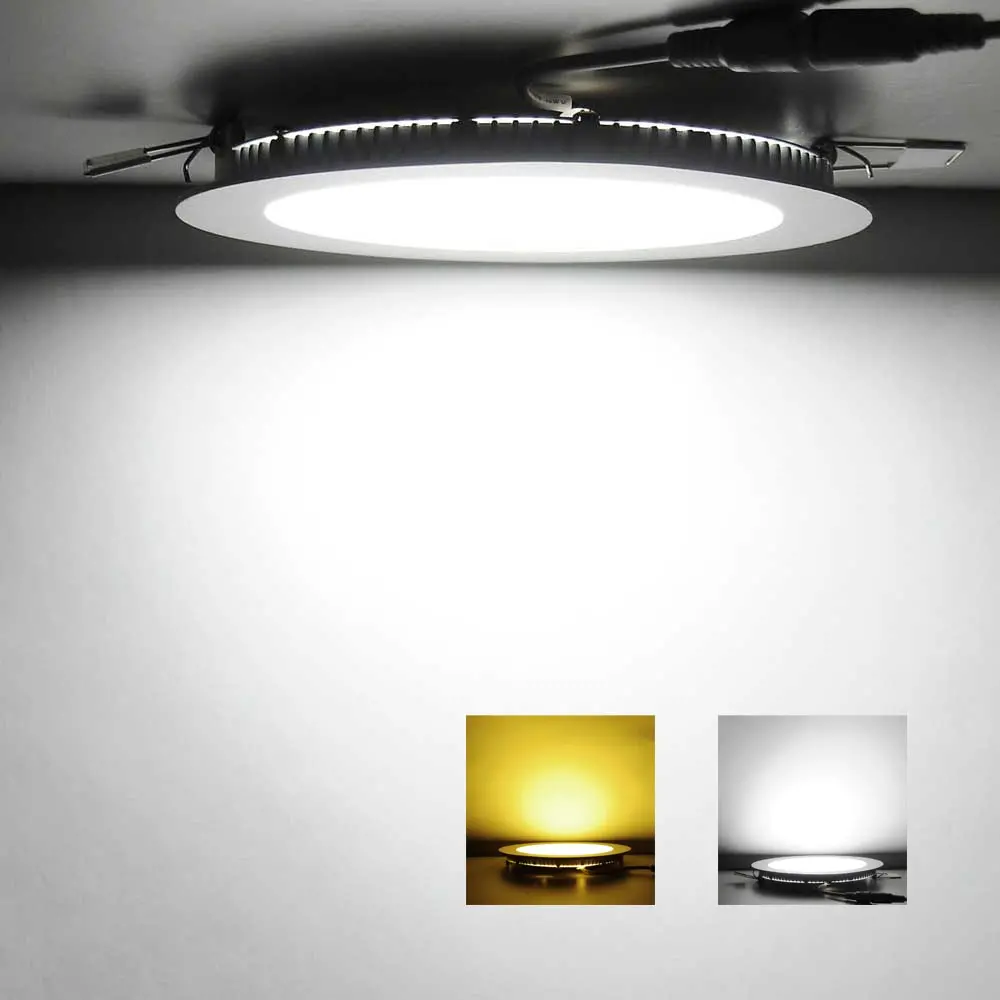 Yescom 12W Smd Led Recessed Ceiling Light W/ Driver 1