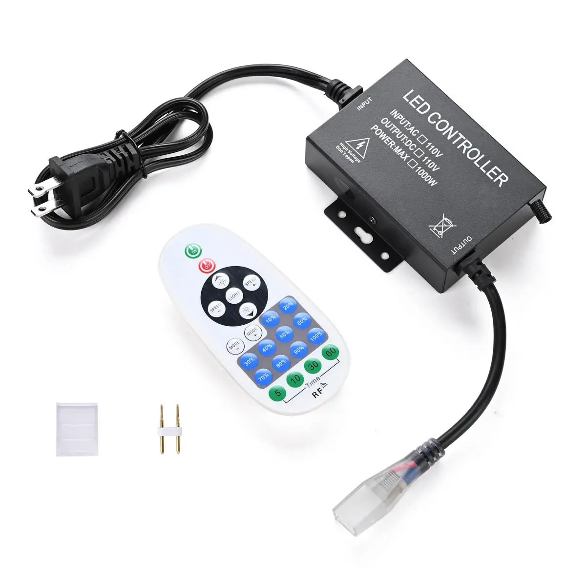 Yescom Led Controller Rf Remote For Neon Rope Light Warm White 1