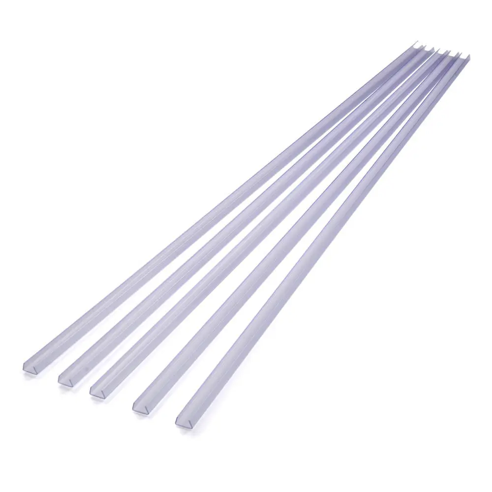 Yescom 3Ft 11/16In. Plastic U-Channels Set(5) 2